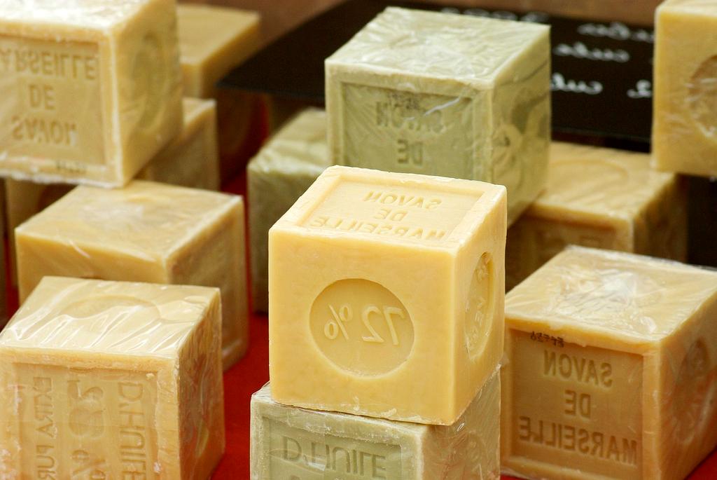 Bathroom with neatly arranged towels and toiletries
